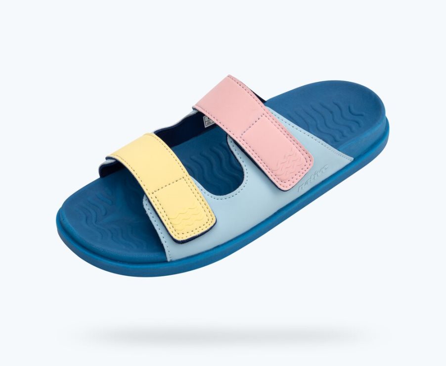 Native Frankie Sugarlite Sandalen Damen Blau | UJITQ2340