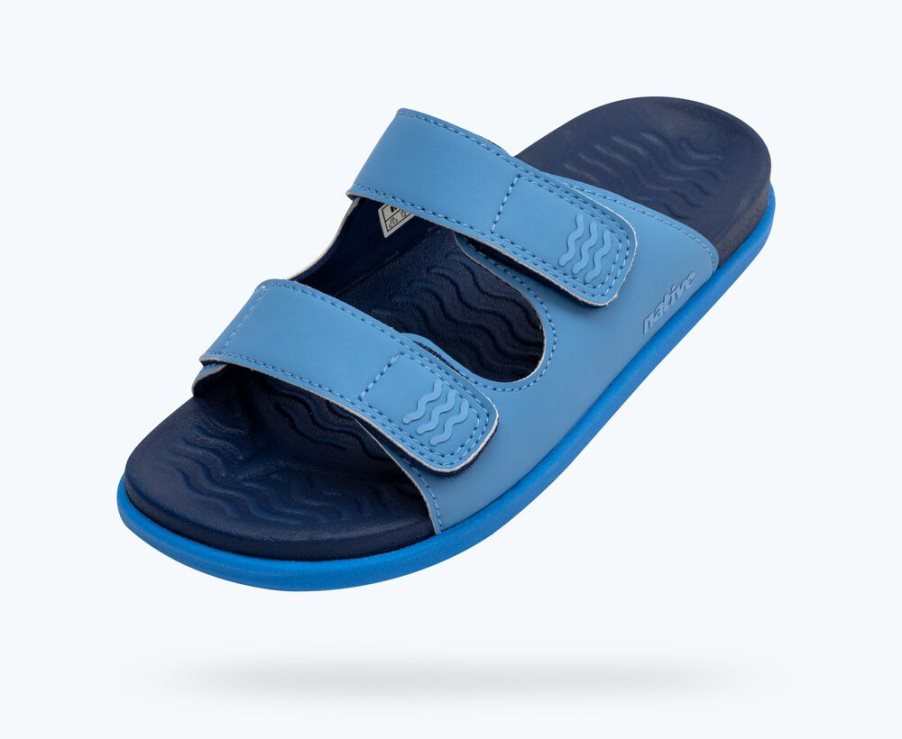 Native Frankie Sugarlite Sandalen Jungen Blau | 32RT12F1C