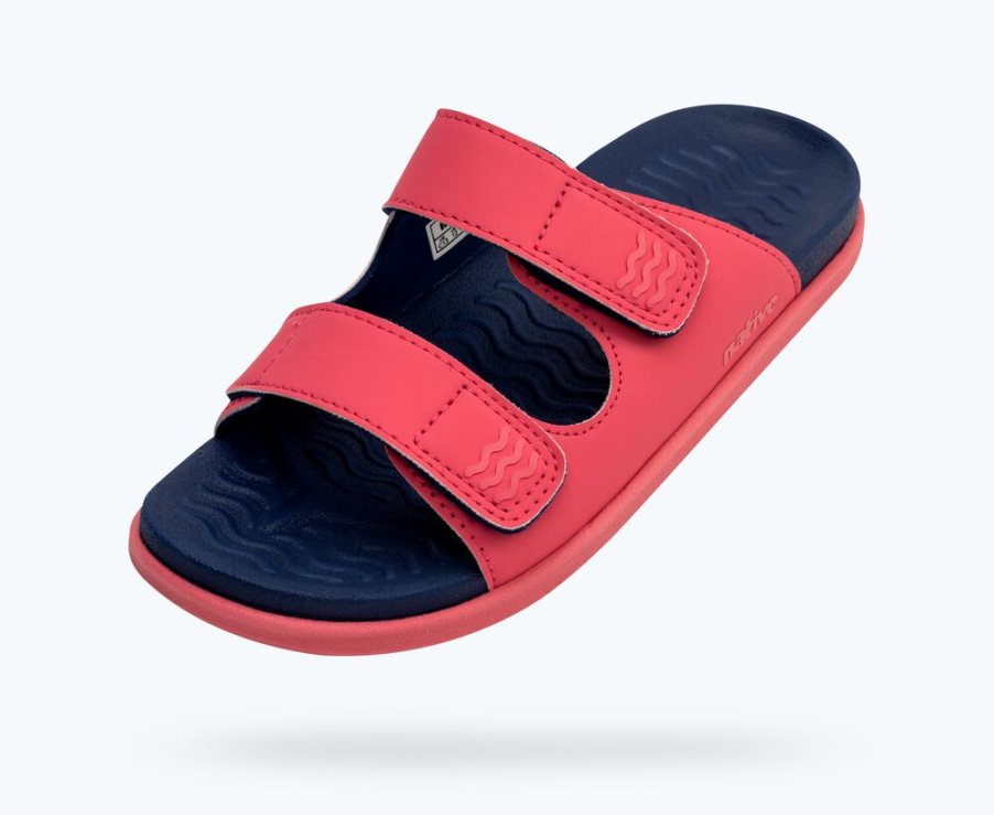 Native Frankie Sugarlite Sandalen Jungen Rot | ZJQMT9827