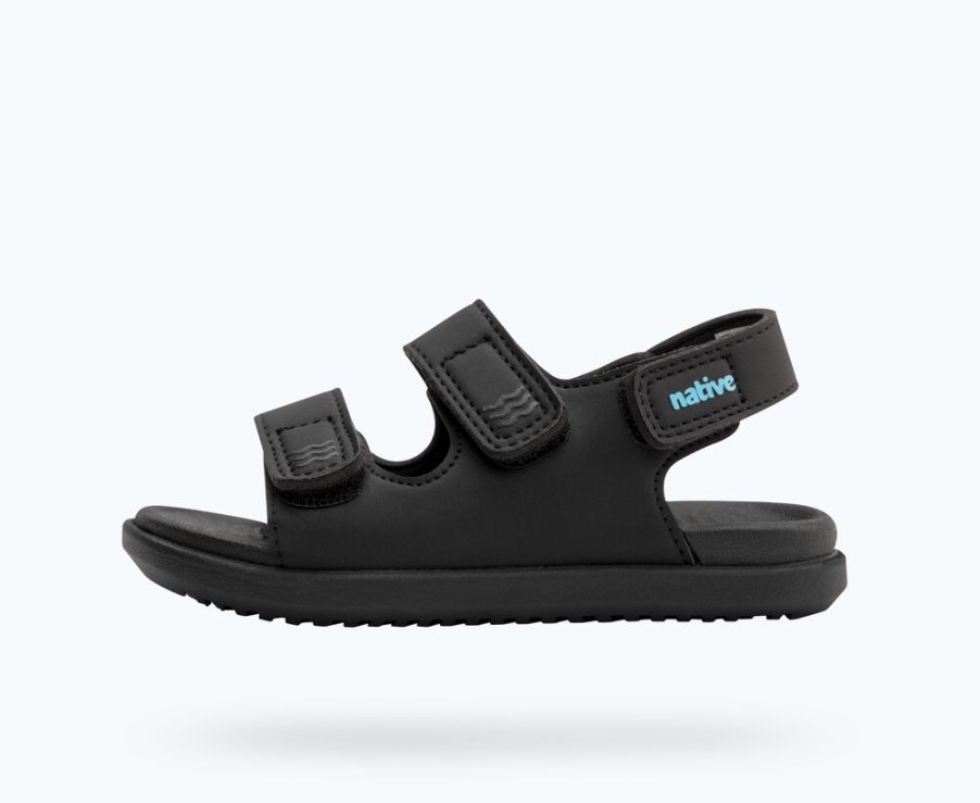 Native Frankie Sugarlite Sandalen Mädchen Schwarz | PTLOW039C