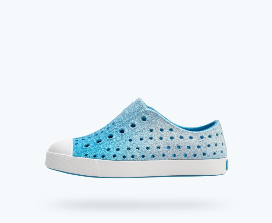 Native Jefferson Bling Schuhe Jungen Blau | JUOMG7C39