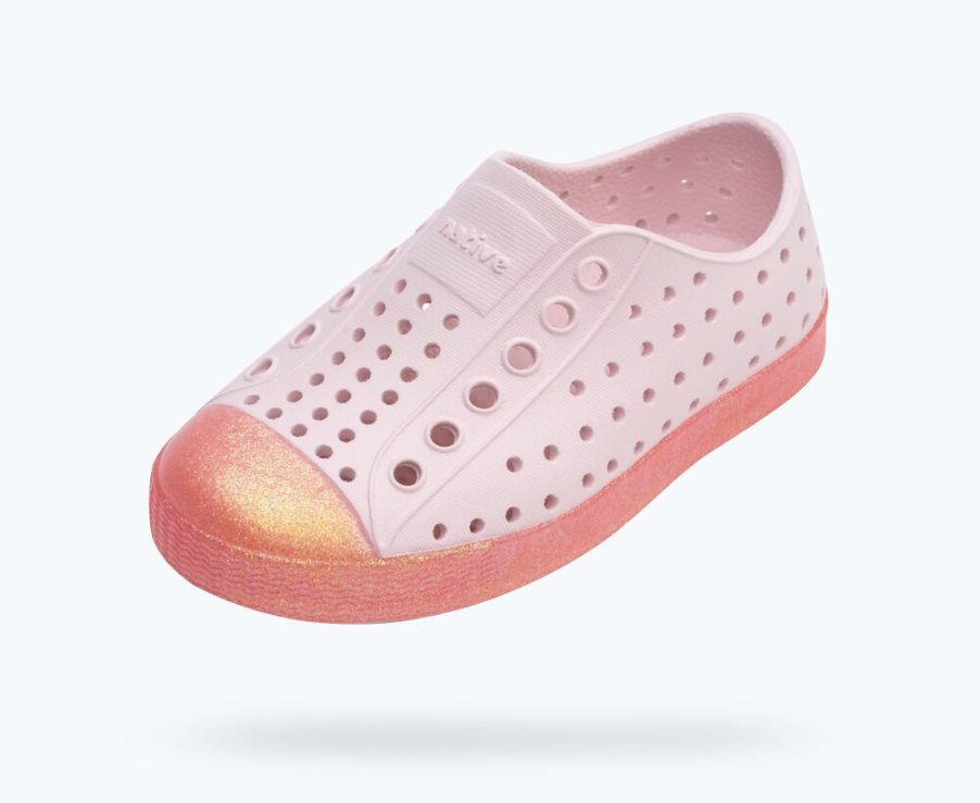 Native Jefferson Bling Schuhe Jungen Rosa Orange | QA1HR4CF7