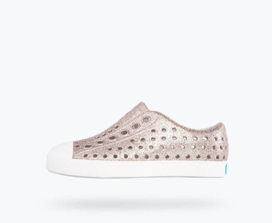 Native Jefferson Bling Schuhe Mädchen Gold | E3XZ1C708