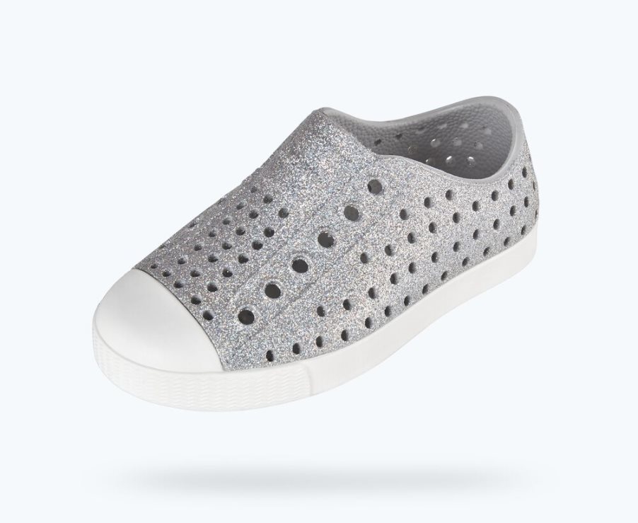 Native Jefferson Bling Schuhe Mädchen Grau | TDRK13294