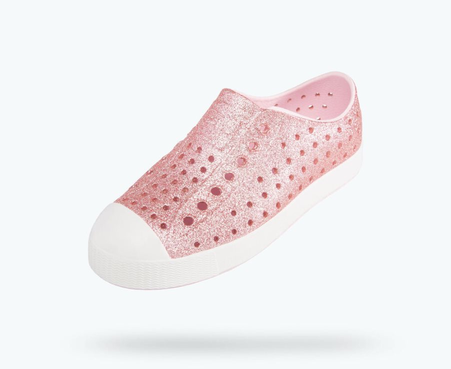 Native Jefferson Bling Schuhe Mädchen Rosa | YICGX4218