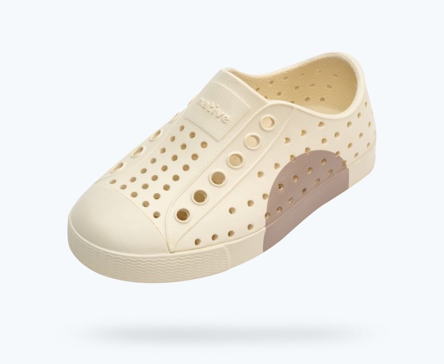 Native Jefferson Block Schuhe Jungen Beige | 13MOH2134