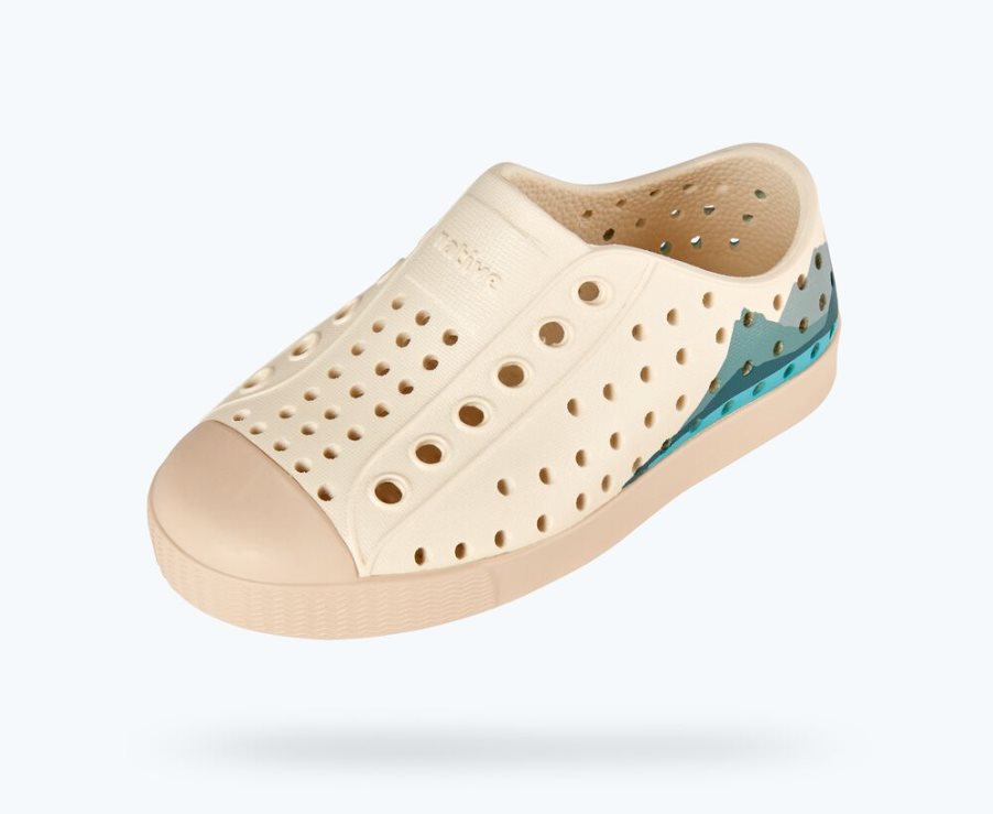 Native Jefferson Block Schuhe Jungen Beige | XMOUPC143