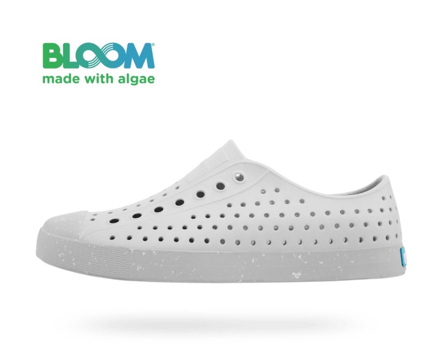 Native Jefferson Bloom Schuhe Damen Weiß | DQMNF4907