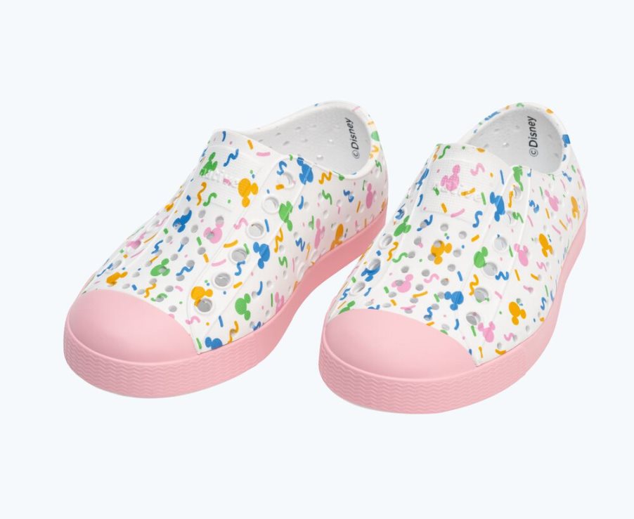 Native Jefferson Disney Print Schuhe Jungen Mehrfarbig | 2ZYO39780