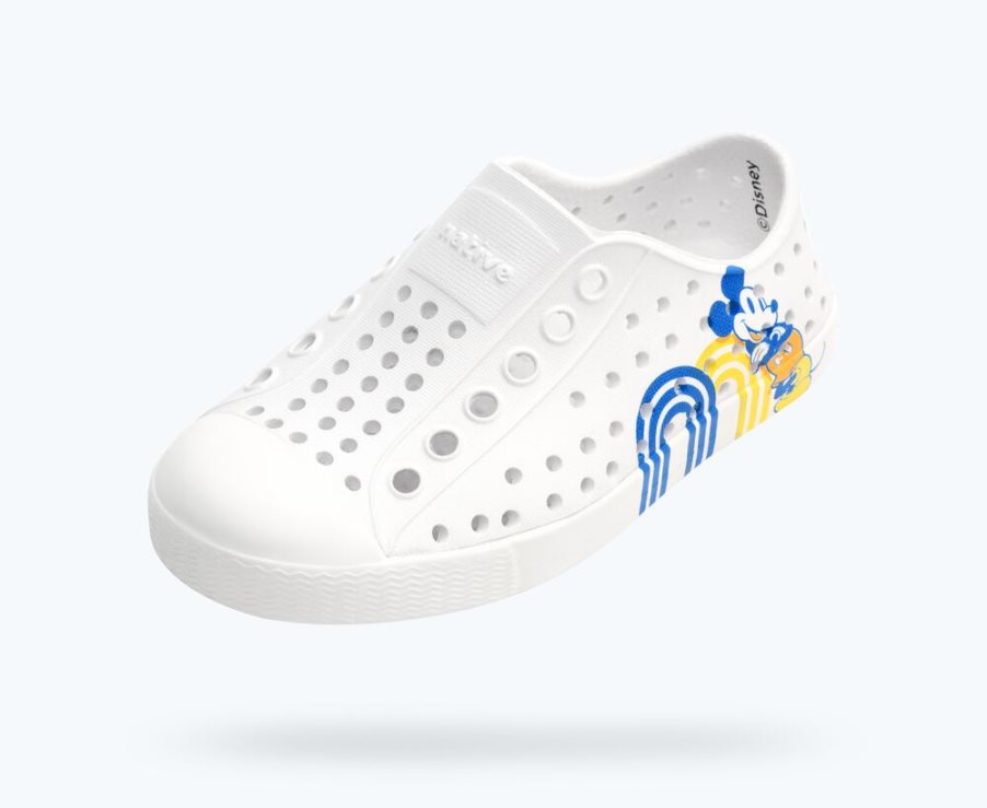 Native Jefferson Disney Print Schuhe Jungen Weiß | GXALH81F3