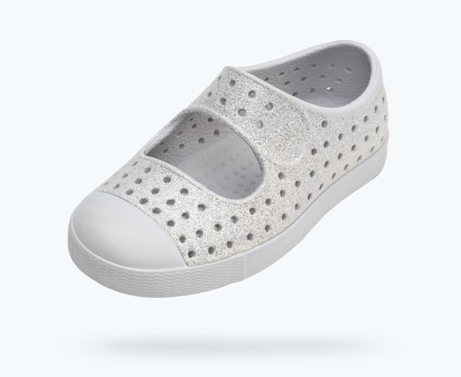 Native Jefferson Juniper Bling Schuhe Jungen Grau | Y3OEHC48F