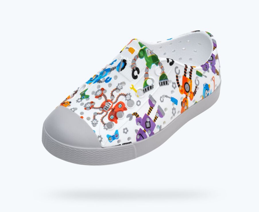 Native Jefferson Sugarlite Print Schuhe Jungen Mehrfarbig | AYNC23748