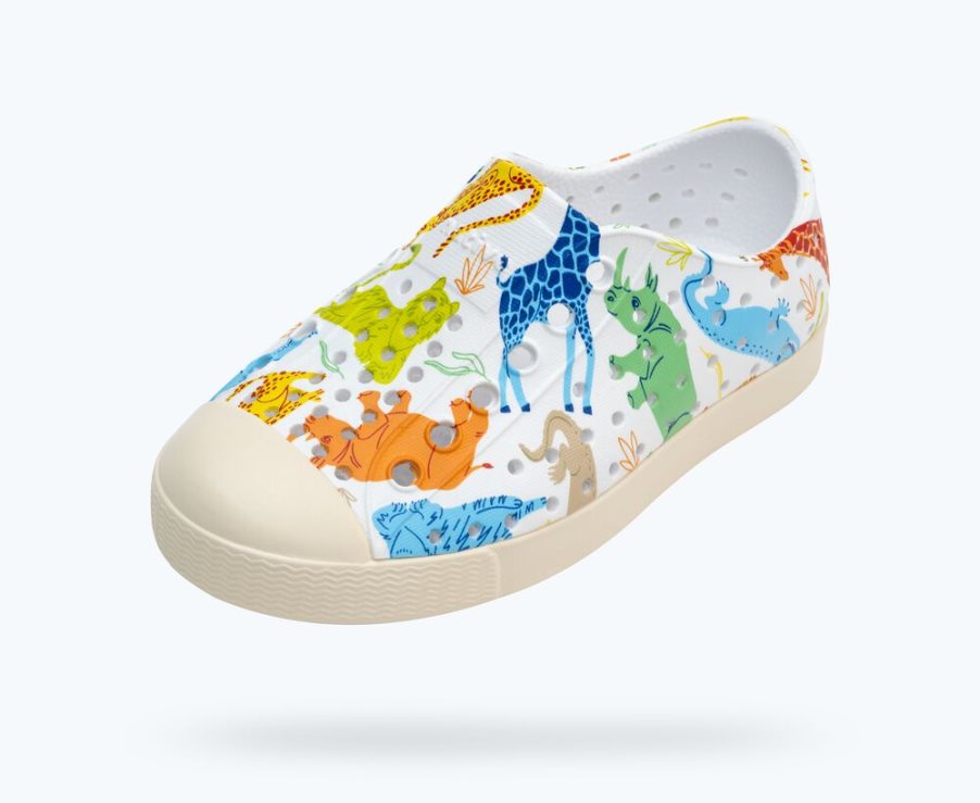 Native Jefferson Sugarlite Print Schuhe Mädchen Mehrfarbig | FDKUZ712C