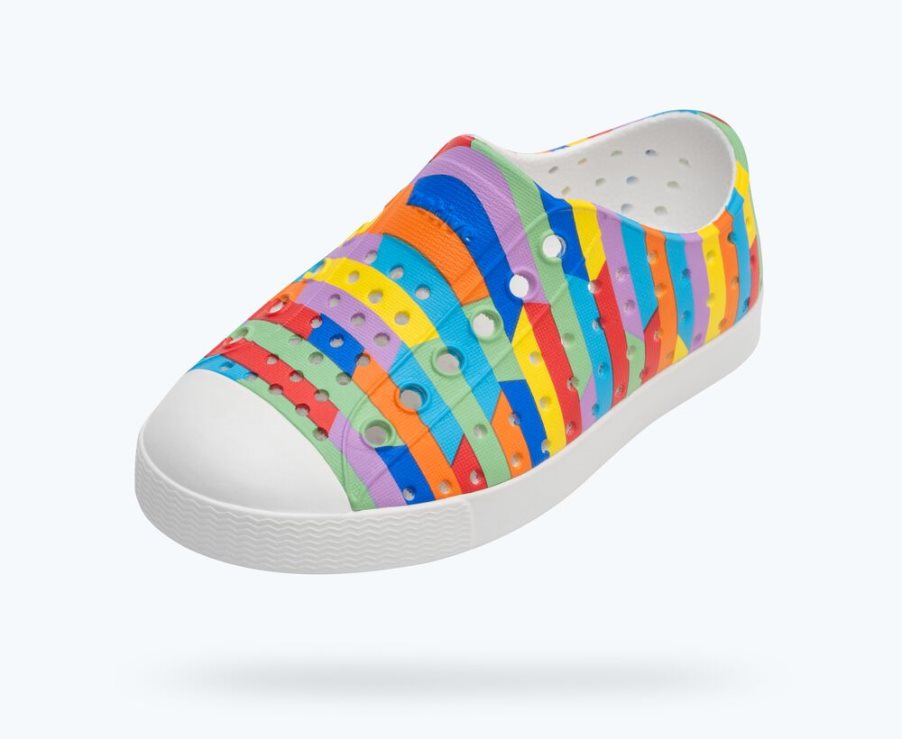 Native Jefferson Sugarlite Print Schuhe Jungen Mehrfarbig | HPAQF903C