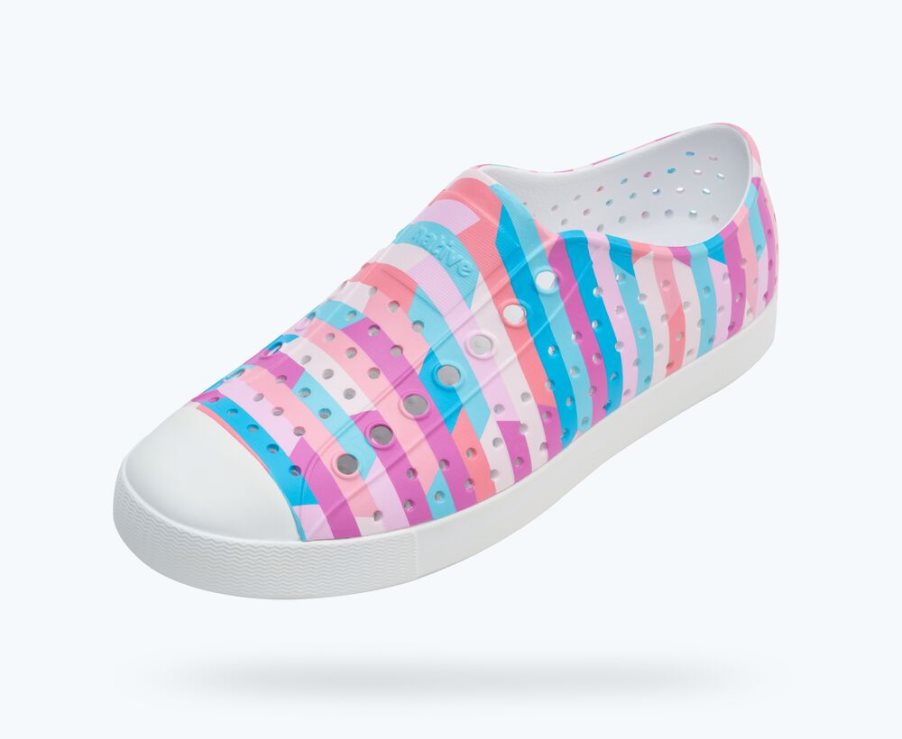 Native Jefferson Sugarlite Print Schuhe Damen Mehrfarbig | LFRKCC407