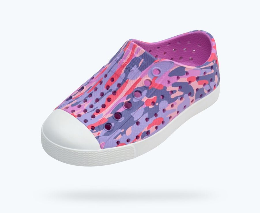 Native Jefferson Sugarlite Print Schuhe Jungen Lila | PRUEZ7C39