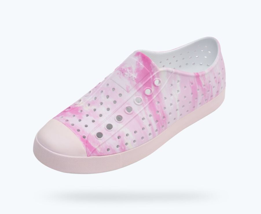 Native Jefferson Sugarlite Print Schuhe Damen Rosa | QWMIY3704