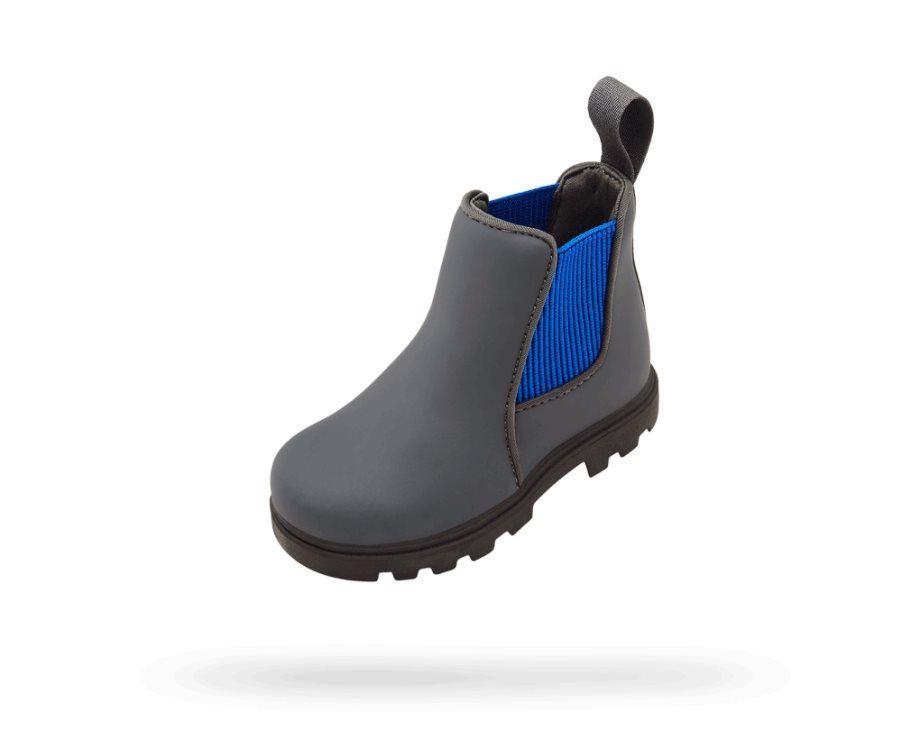 Native Kensington Treklite Stiefel Mädchen Grau Blau | PWFYECF20