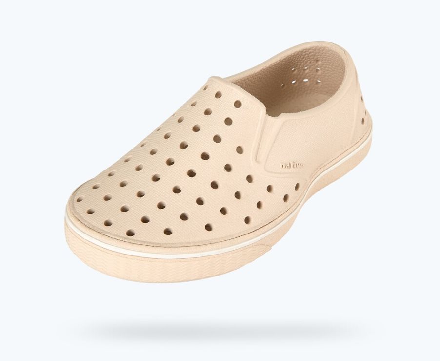 Native Miles Bloom Mokassins Jungen Beige | EAKFC3427