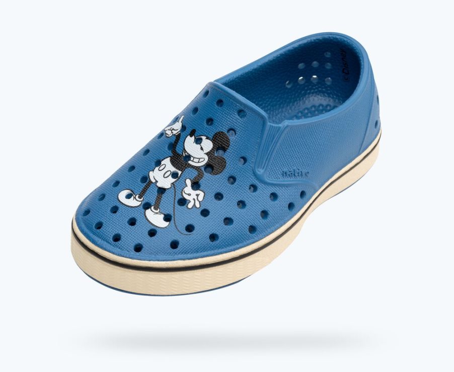 Native Miles Disney Print Mokassins Jungen Blau | H1IA28012