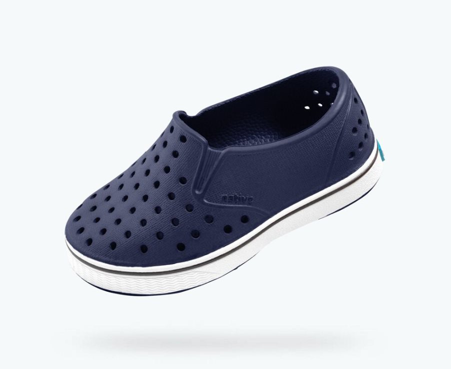 Native Miles Mokassins Jungen Navy | QOIWM24F0