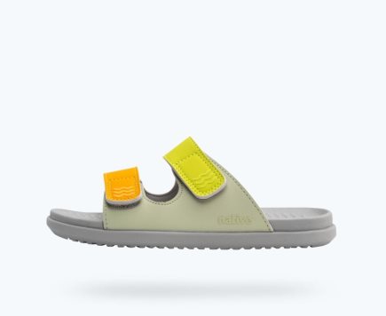 Native Frankie Sugarlite Sandalen Jungen Mintfarben Gelb Orange | NWDOY829C