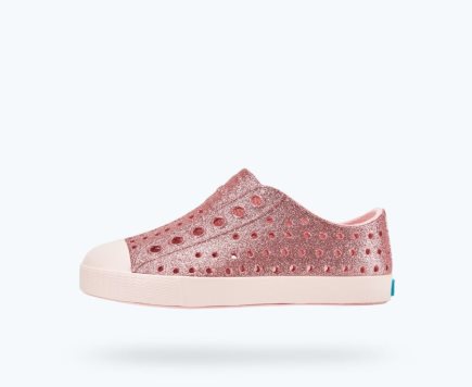 Native Jefferson Bling Schuhe Mädchen Rosa | C2QEZ7148