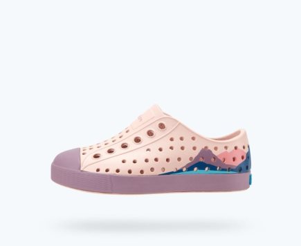 Native Jefferson Block Schuhe Jungen Rosa | PXRIYF812