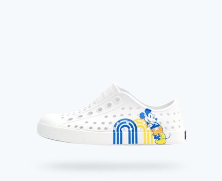 Native Jefferson Disney Print Schuhe Jungen Weiß | GXALH81F3