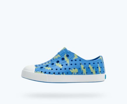 Native Jefferson Sugarlite Print Schuhe Jungen Blau | CTHJXC10F