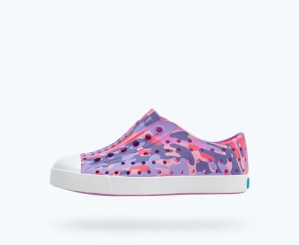 Native Jefferson Sugarlite Print Schuhe Mädchen Lila | WI2MN9104